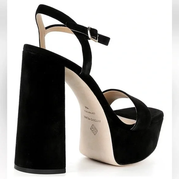 NWT Antonio Melani Seena Suede Platform Dress Sandals Sz 8 (no original box) - Picture 3 of 13